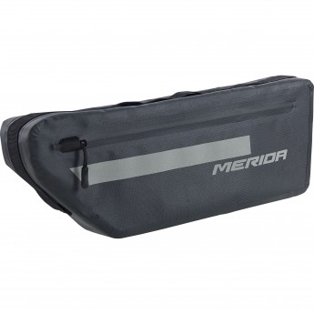 Велосумка под раму MERIDA Travel Framebag, 4,6L, Black/Grey Велосумка под раму MERIDA Travel Framebag, 4,6L, Black/Grey
