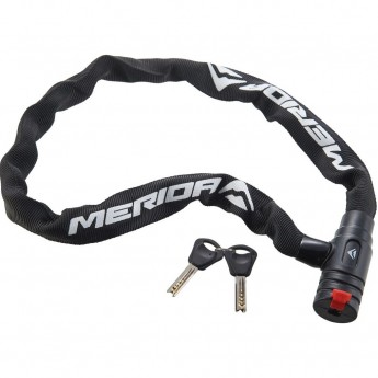 Замок противоугонный с ключами MERIDA Keys Cable Lock 90см*8мм Black/White Замок противоугонный с ключами MERIDA Keys Cable Lock 90см*8мм Black/White